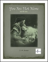 You Are Not Alone SATB choral sheet music cover